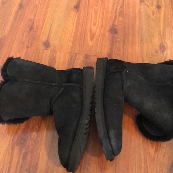 UGG black Rhinestone button Bailey 6 - Picture 6 of 7